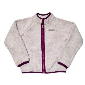 Columbia Full Zip Fleece Jacket Size 8